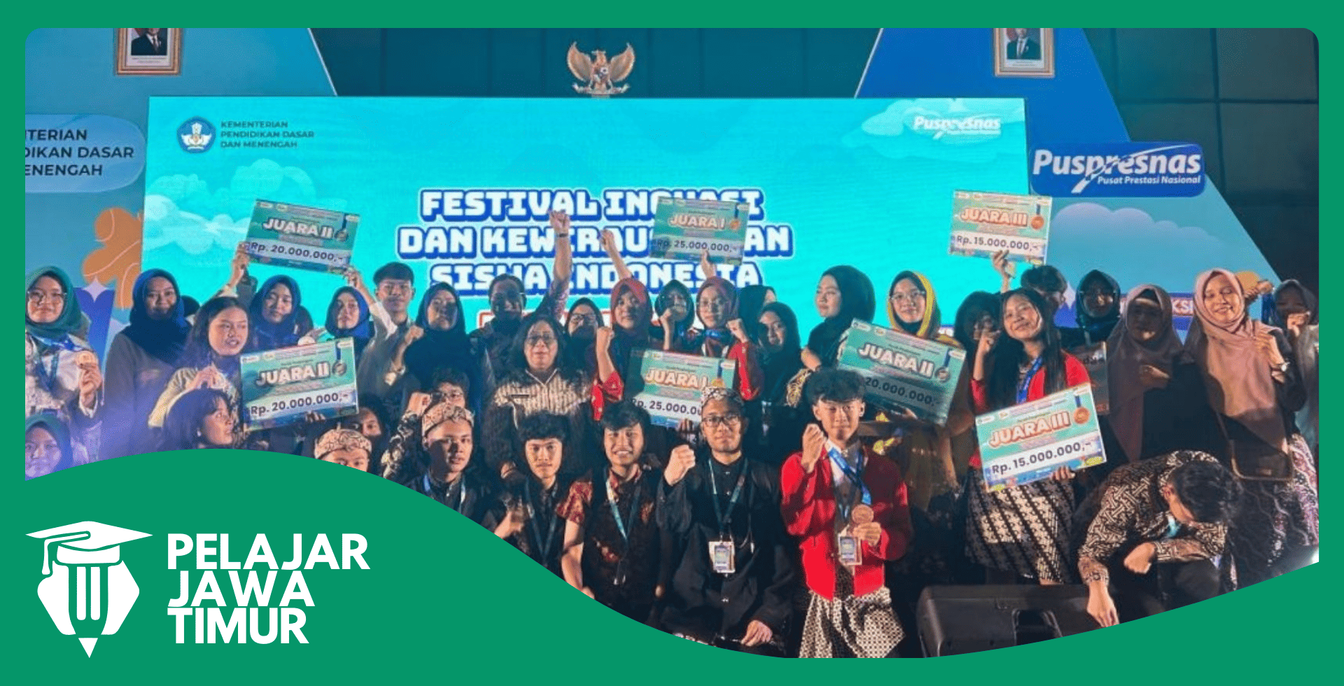 Dominasi Nasional, Pelajar Jawa Timur Borong 11 Medali di Ajang FIKSI 2025