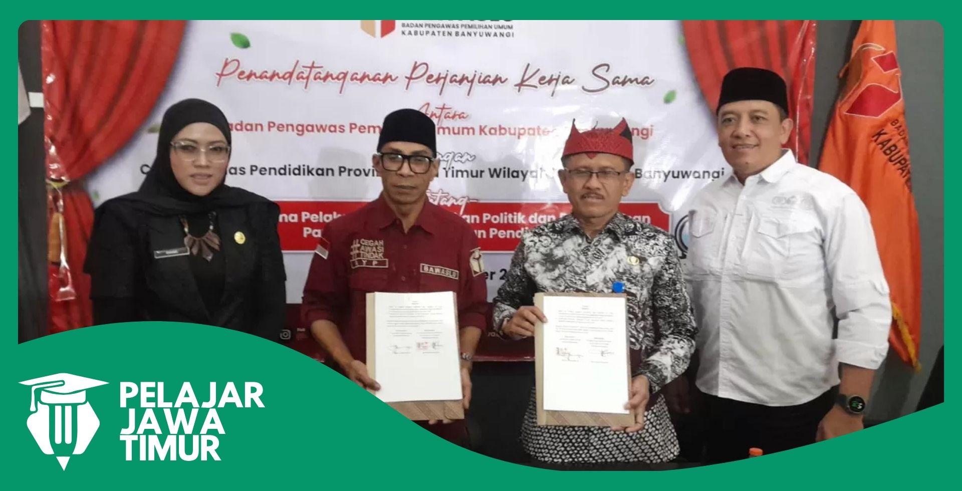 Bawaslu dan Cabdin Jatim Berkolaborasi Edukasi Pemilih Pemula di SMA/SMK se-Jawa Timur